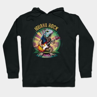 Lizard Rockstar - Iguana Rock Hoodie